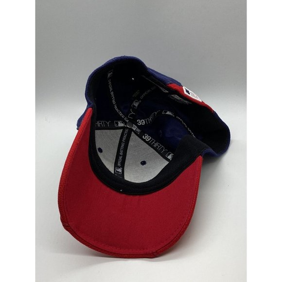 Cleveland Indians Blue Red C Cap Hat Flex L-XL Fitted New Era 3930 Large-XLarge - Picture 13 of 15